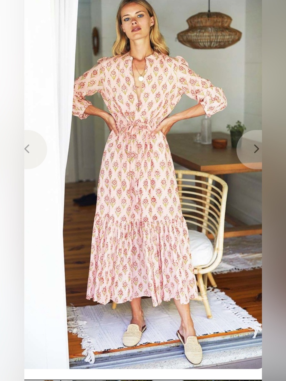 EMERSON FRY FRANCÉS MAXI DRESS IN MORNING FLOWERS - Picture 2 of 9